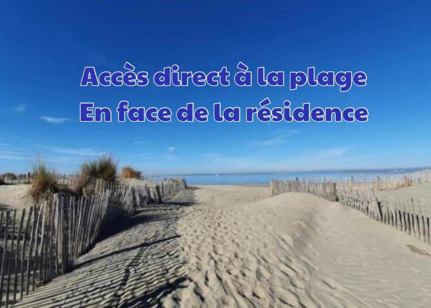 Studio Le Vue Mer Acces Direct A La Plage Parking Prive Clim Belle Terrasse Le Grau-du-Roi Exteriér fotografie